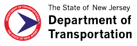 NJDOT logo with The state of New Jersey Department of Transportation text